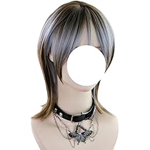Amazon.co.jp: ウィッグ かつら ウルフヘア 耐熱 くらげカット